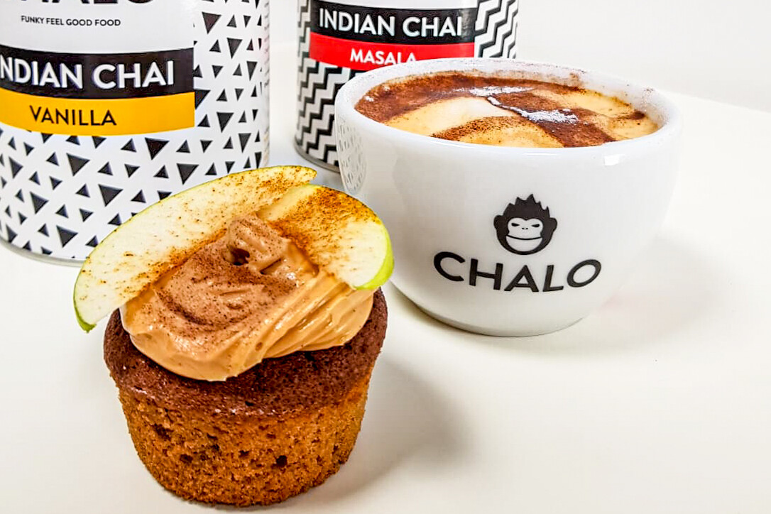 Chalo Chai Apple cupcake
